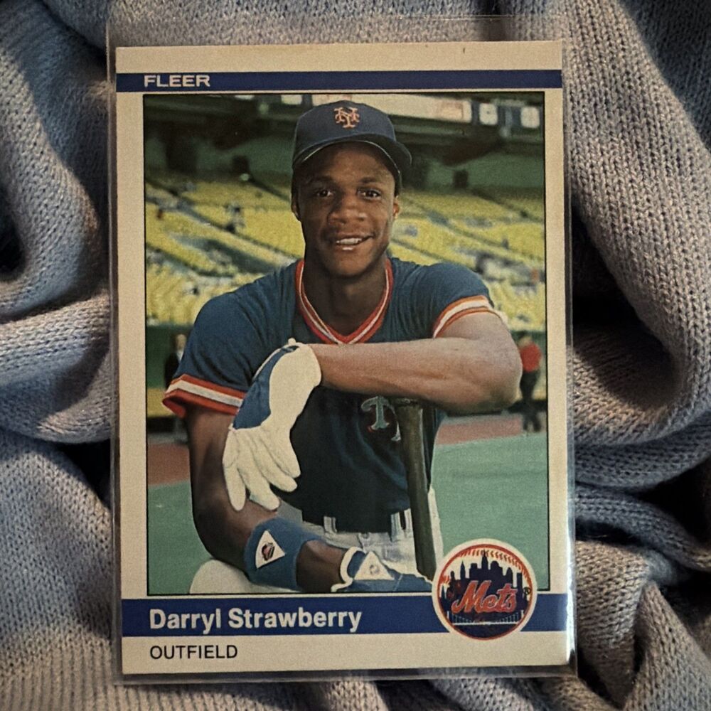 1984 Fleer - Darryl Strawberry #599 (RC)